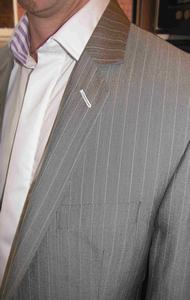 Contemporary Bespoke Suit Detail