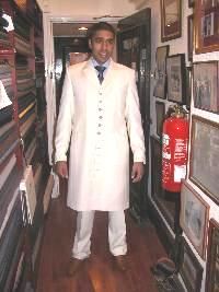 White Bespoke Wedding Suit
